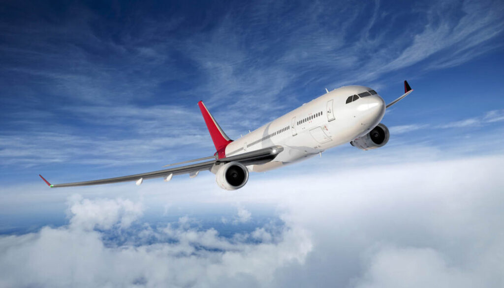 Avião em voo